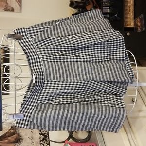 SVILU navy and white shorts